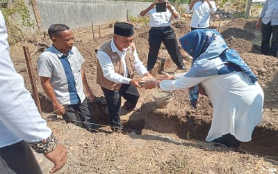 Peletakkan Batu Pertama Renovasi Pembangunan Masjid Pendidikan Ulil Al-Bab SMA Negeri 12 Medan